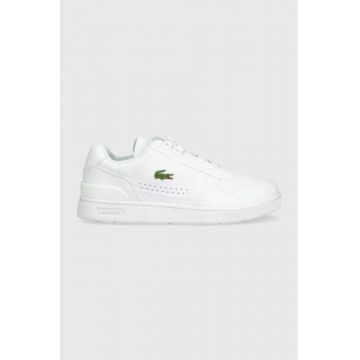 Lacoste sneakers T-Clip culoarea alb