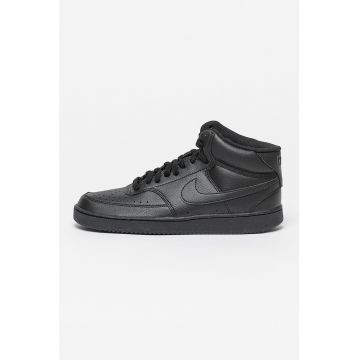 Pantofi sport mid-high de piele ecologica Court Vision