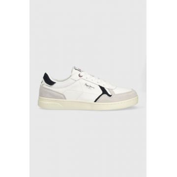 Pepe Jeans sneakers din piele KORE culoarea alb, PMS30898