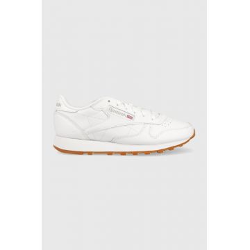 Reebok Classic sneakers din piele GY0956 culoarea alb GY0956-FWH/PG/RB