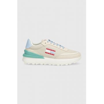 Tommy Jeans sneakers EN0EN02028 WMNS EVOLVE culoarea bej