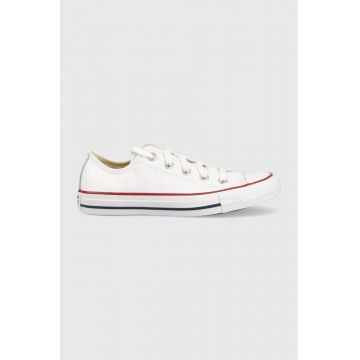 Tenişi Converse Ct Ox Chuck Taylor All Star Leather White C132173 C132173-WHITE