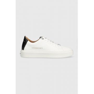 Alexander Smith sneakers London culoarea alb, ALAWN2U98WBK