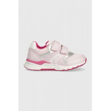 Geox sneakers pentru copii culoarea roz