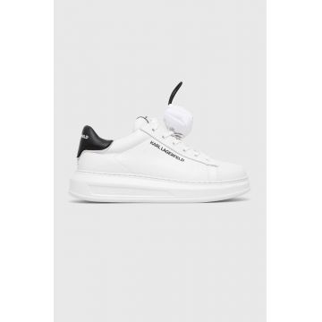 Karl Lagerfeld sneakers din piele KL52526 KAPRI MENS culoarea alb