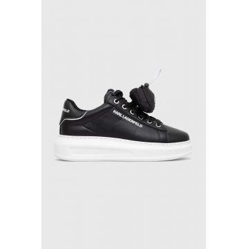 Karl Lagerfeld sneakers din piele KL62526A KAPRI culoarea negru