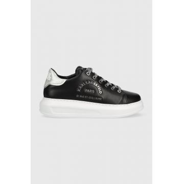 Karl Lagerfeld sneakers din piele KL62539D KAPRI culoarea negru
