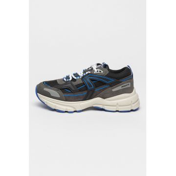 Pantofi sport de piele cu insertii de plasa Marathon Runner
