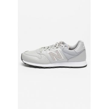 Pantofi sport de piele ecologica cu logo 500