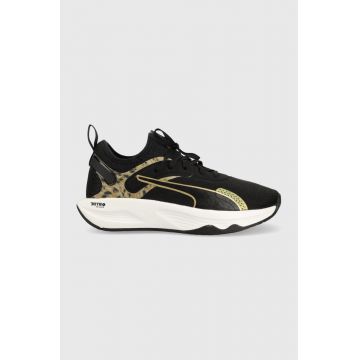 Puma pantofi de antrenament PWR XX Nitro Safari Glam culoarea negru