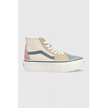 Vans sneakers din piele intoarsă SK8-Hi Tapered Stackfo VN0A7Q5PMUL1