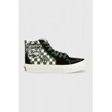 Vans tenisi copii UY SK8 Hi VANS BLACK culoarea negru
