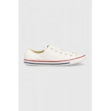 Converse tenisi femei, culoarea alb