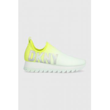 Dkny sneakers AZER culoarea verde, K4273491