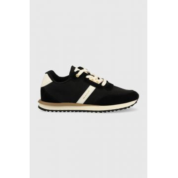Gant sneakers Beya culoarea negru