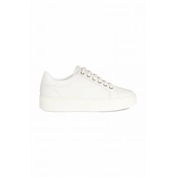 Geox sneakers din piele D SKYELY culoarea alb, D35QXC 04785 C1000