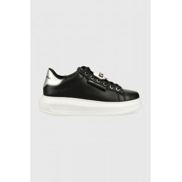 Karl Lagerfeld sneakers din piele KL62576K KAPRI culoarea negru