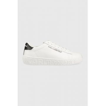 Karl Lagerfeld sneakers KUPSOLE III KC culoarea alb KL61018A