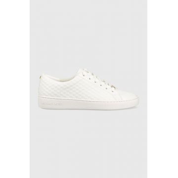 MICHAEL Michael Kors sneakers din piele Keaton culoarea alb, 43T2KTFS2L