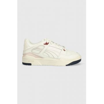 Puma sneakers din piele x VOGUE culoarea bej, 387691