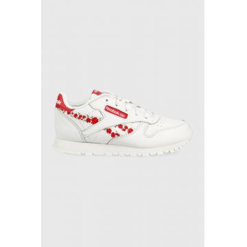 Reebok Classic sneakers pentru copii CL LTHR culoarea alb