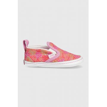 Vans pantofi pentru bebelusi IN Slip On V Crib ROSE MPINK culoarea roz