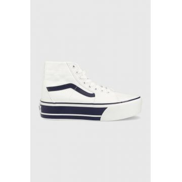 Vans tenisi SK8-Hi Tapered Stackform femei, culoarea alb, VN0A5JMKNWD1