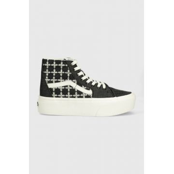 Vans tenisi SK8-Hi Tapered Stackform femei, culoarea gri, VN0A5JMKBMA1