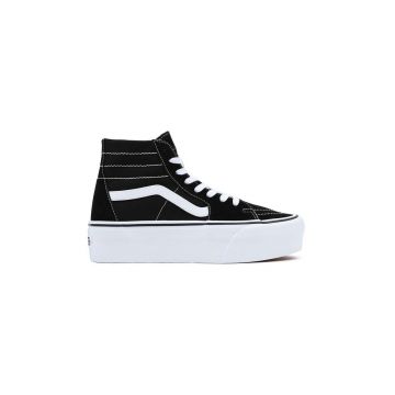 Vans teniși SK8-Hi Tapered Stackform femei, culoarea negru, VN0A5JMKBMX1 VN0A5JMKBMX1-BLKWH