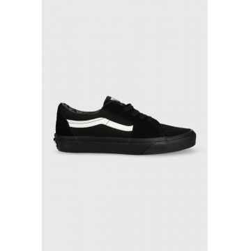 Vans tenisi SK8-Low femei, culoarea negru, VN0A5KXDBZW1