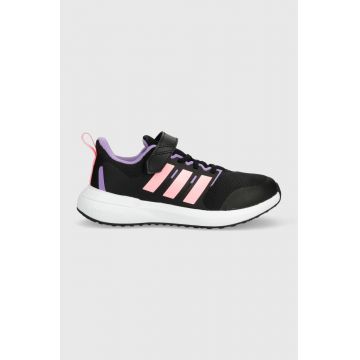 adidas sneakers pentru copii FortaRun 2.0 EL K culoarea negru