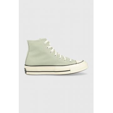 Converse teniși Chuck 70 HI culoarea gri, A02756C A02756C-GREEN