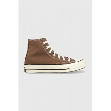 Converse tenisi Chuck 70 HI culoarea maro, A02755C