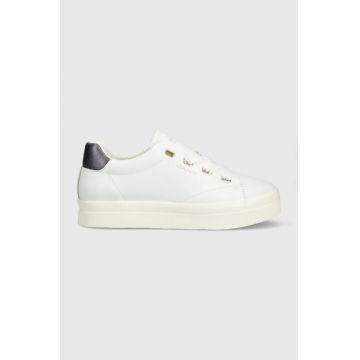 Gant sneakers din piele Avona culoarea alb, 26531918.G278