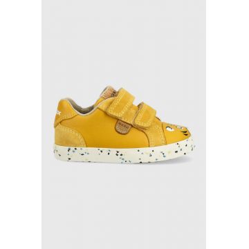 Geox sneakers pentru copii x WWF culoarea galben