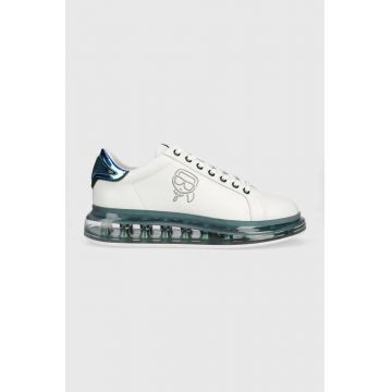 Karl Lagerfeld sneakers din piele KL52633 KAPRI KUSHION culoarea alb