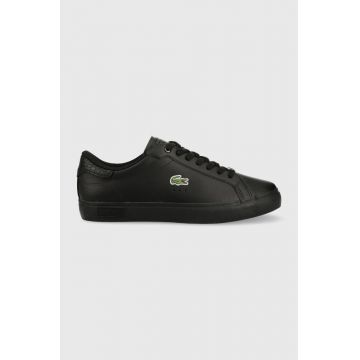 Lacoste sneakers din piele POWERCOURT culoarea negru, 41SMA0030