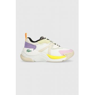 Lacoste sneakers L-FACILITE culoarea alb, 44SFA0050