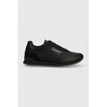 Lacoste sneakers Partner Luxe culoarea negru