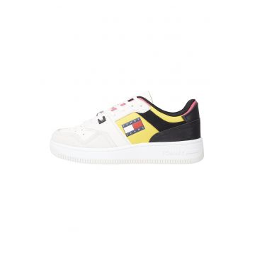 Pantofi sport low cut cu model colorblock