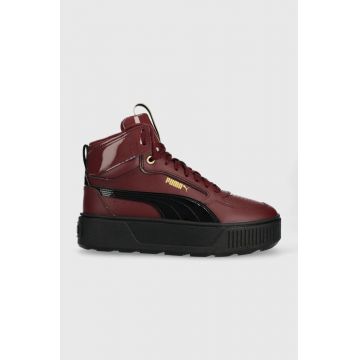 Puma sneakers Karmen Rebelle Mid culoarea roșu 387592