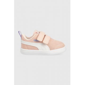 Puma sneakers pentru copii Courtflex v2 Mesh V Inf culoarea roz