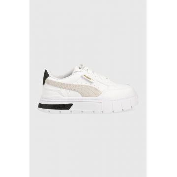 Puma sneakers pentru copii Mayze Stack PS culoarea alb