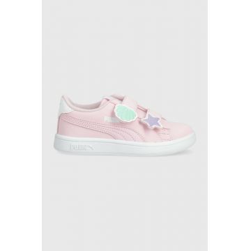 Puma sneakers pentru copii Puma Smash v2 Mermaid V PS culoarea roz