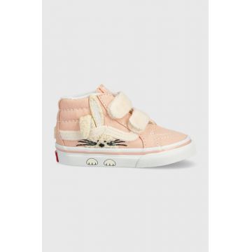 Vans tenisi copii SK8 Mid Reissue V Rabbit GARD PCHDS culoarea portocaliu