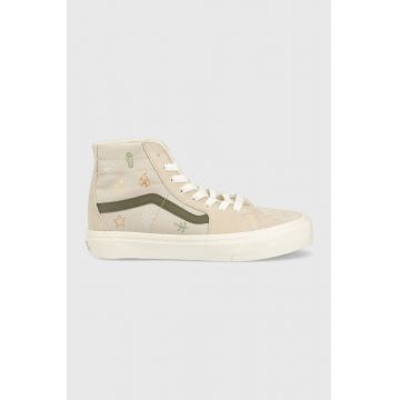 Vans teniși SK8-Hi Tapered VR3 femei, culoarea bej, VN0005UMBLP1 VN0005UMBLP1-HONPC