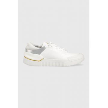 adidas sneakers COURT FUNK culoarea alb