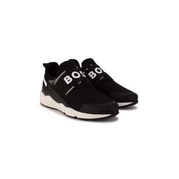 BOSS sneakers pentru copii culoarea negru