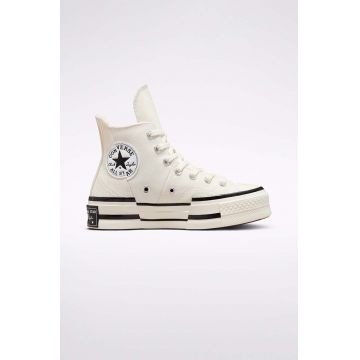 Converse teniși Chuck 70 Plus femei, culoarea alb, A00915C A00915C-EGRET