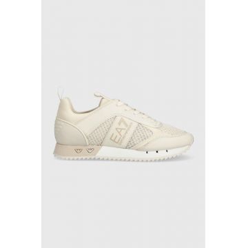 EA7 Emporio Armani sneakers culoarea bej, X8X027 XK050 S300